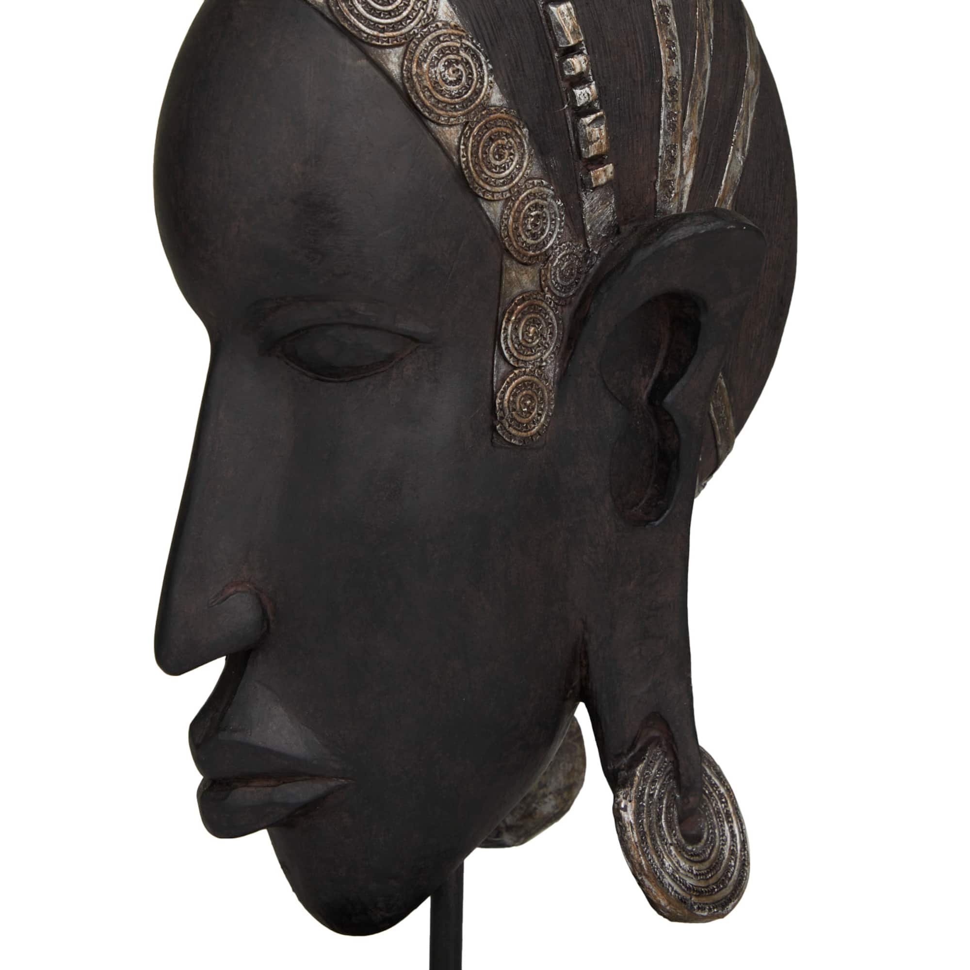15.5" Woman Bust Sculpture